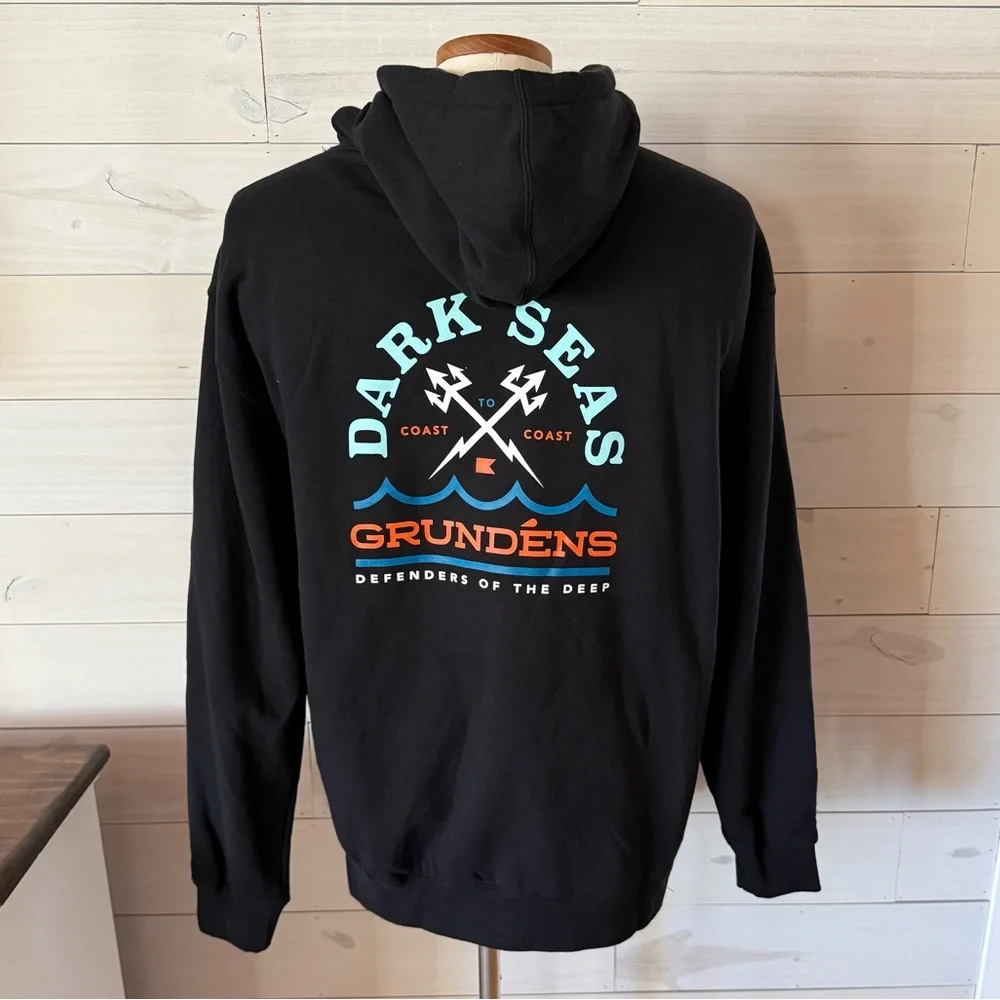 Men's Grundens Circulation - Fleece Sweatshirt - Picture 5 of 5